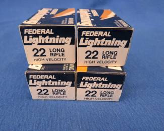 Lot 393. 200 Federal Lightning 22 LR rounds