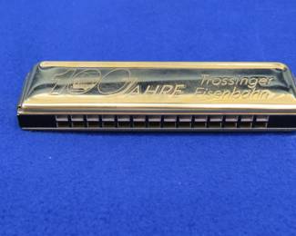 Lot 80. Hohner 100 Jahre 28-hole harmonica in the key of D