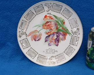 Lot 329. 1910 Hopkins Minnesota advertising calendar plate