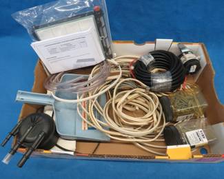 Lot 162. Copper wire, Motocraft filter, deck screws, and more