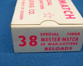 Lot 136. 50 38 Special factory reloads