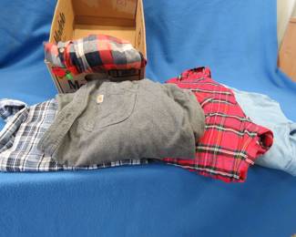 Lot 435. Men's long-sleeve shirts, XXL and 2XL in good condition