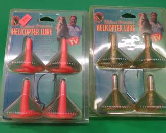 Lot 75. Two packages of Roland Martin's Helicopter Lure