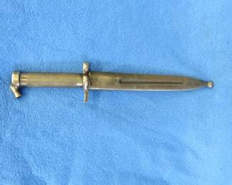 Lot 215. Swedish Mauser bayonet and sheath in excellent condition