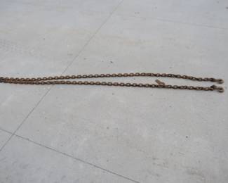 Lot 425. 16' chain with hooks on both ends. 3/8" links.