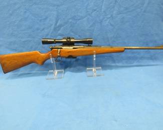 Lot 304. Savage Model 3400 bolt-action 30-30. NSN. Includes magazine and Bushnell 4 x 32 Sharpshooter scope.