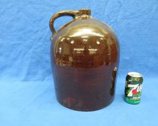 Lot 343. Large (5-gallon?) brown stoneware jug. No chips or cracks.