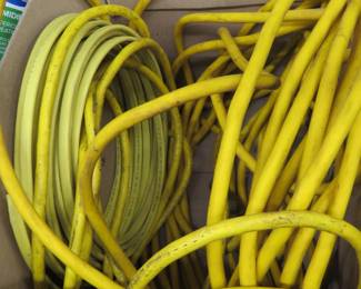 Lot 314. Extension cord and wire