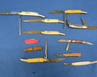 Lot 327. 11 collectible knives including Imperial Fish knives, other Imperial, and more