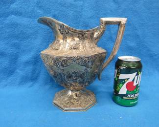 Lot 330. Silver Plate pitcher from Barbour Internationals Silver Plate Co.