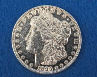 Lot 29. 1883 P Morgan Silver dollar
