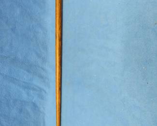 Lot 202. 33 1/2" walking stick with a hidden flask or stash compartment