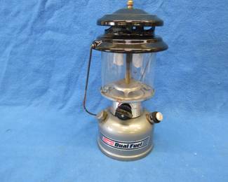 Lot 204. 1993 Coleman dual fuel double mantle lantern