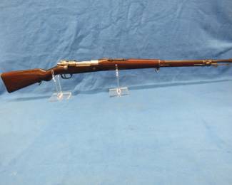 Lot 301. 1909 Argentinian 7.65 Mauser. SN H9699. All matching serial numbers including the cleaning rod. Excellent condition.