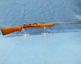 Lot 305. Stevens Springfield Model 85 semi-auto 22 rifle. NSN. Shoots S, L, and LR. No magazine.