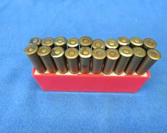 Lot 390. Twenty 8mm Kropatschek rounds. Ammunition for rifle in lot #302.