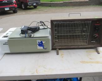 Lot 354. Marvin electric heater and an HP Photosmart C4280 untested printer, scanner, copier