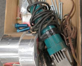 Lot 261. Angle grinder and more