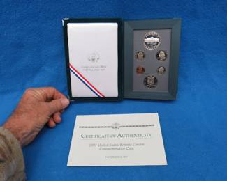 Lot 129. 1997 Rare US Prestige 90% Silver Proof set