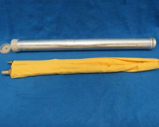 Lot 338. Eagle Claw Wright & McGill Trailmaster 7 1/2' 4-piece rod with aluminum case. Appears to be in unused condition.