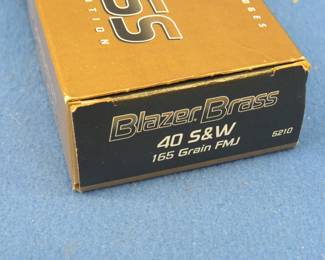 Lot 397. 50 mixed Blazer 40 S&W rounds