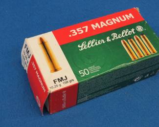 Lot 133. 48 Sellier & Bellot .357 Magnum rounds