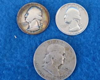 Lot 388. U.S. silver coins with $1.00 face value
