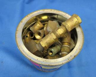 Lot 449. Brass fittings
