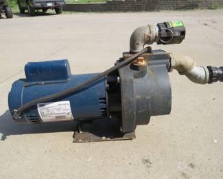 Lot 186. Munro pump with 3 HP Leeson motor, 230 volts, untested