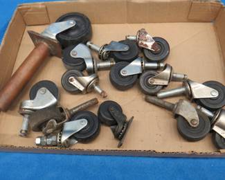 Lot 59. Small casters