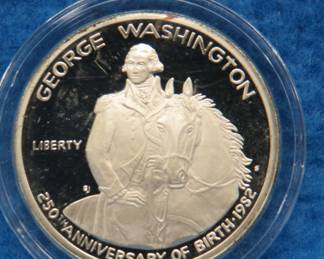 Lot 239. 1982 S proof Washington half-dollar commemorative