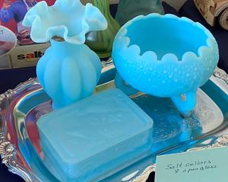 Vintage Light Blue Fenton