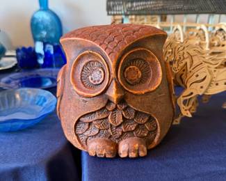 Large Owl Candle by Colonial Candle of Cape Cod.