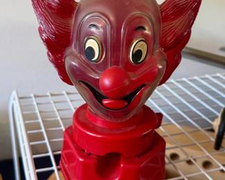 1968 Hasbro Bozo Gumball Dispenser