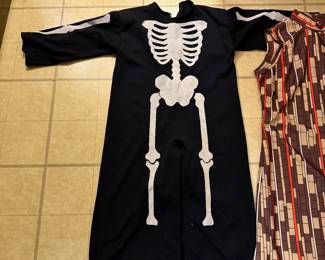 Vintage Skeleton Halloween Costume