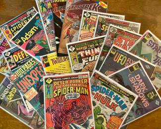 Assorted Vintage Comic Books .. Marvel and Whitman
