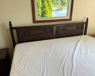 Midcentury Bassett King bed frame