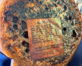 Large Owl Candle by Colonial Candle of Cape Cod.