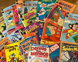 Vintage Whitman Comic Books