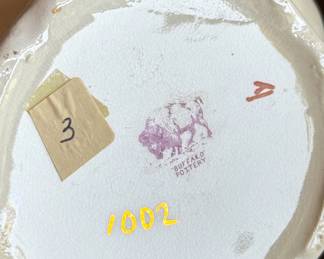 Vintage Floral Pitcher by Buffalo Pottery.