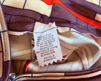 Vintage Leslie Fay '70s Stained Glass Floral Mod Dress