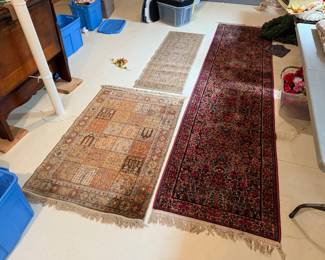 Vintage Kirman Kerastan runner 3x12’