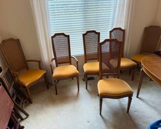 Cane  Back Thomasville Dining Chairs