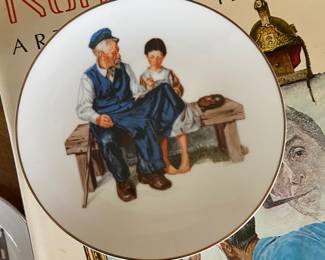 Norman Rockwell collectors plates