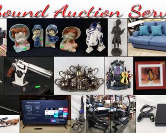 SAS Firearms, Sterling Tea Set, Fitness Online Auction
