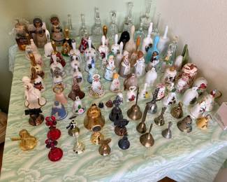 Several unique bells from all over the world.
