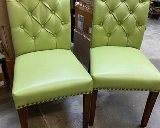 Two Pier One Parsons chairs. Like new
