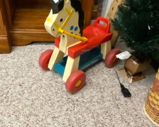 Vintage riding horse