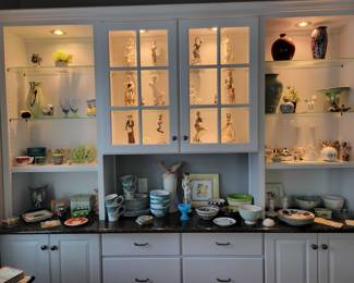 Amazing dishes, trinkets, lady figures, vases and more