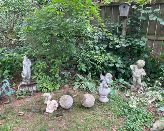 Lots of great cement yard art